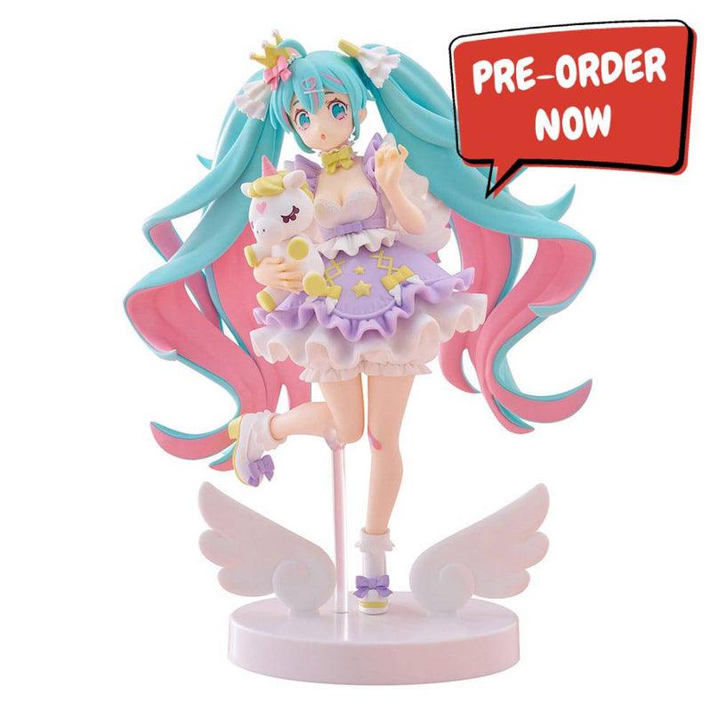 Hatsune Miku - Hatsune Miku Yumekawa Princess Lavender Ver. Tenitol PVC Statue 21 cm (FURYU) PREORDER FEB