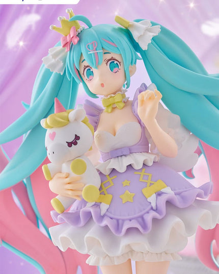 Hatsune Miku - Hatsune Miku Yumekawa Princess Lavender Ver. Tenitol PVC Statue 21 cm (FURYU) PREORDER FEB