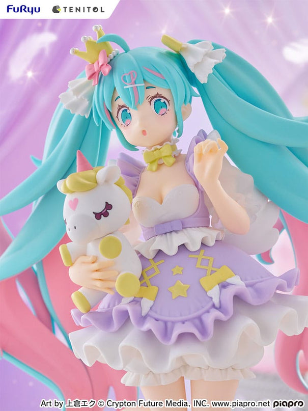 Hatsune Miku - Hatsune Miku Yumekawa Princess Lavender Ver. Tenitol PVC Statue 21 cm (FURYU) PREORDER FEB