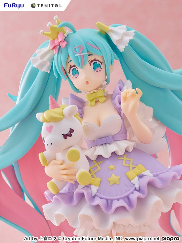 Hatsune Miku - Hatsune Miku Yumekawa Princess Lavender Ver. Tenitol PVC Statue 21 cm (FURYU) PREORDER FEB