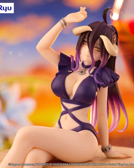 Overlord - Albedo Swimsuit Noodle Stopper PVC Statue Purple Color Ver. 16 cm (FURYU)