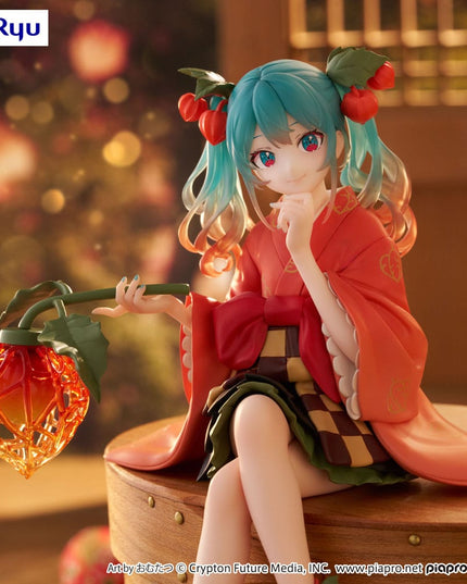 Hatsune Miku - Flower Fairy Winter Cherry Noodle Stopper PVC Statue 15 cm (FURYU)