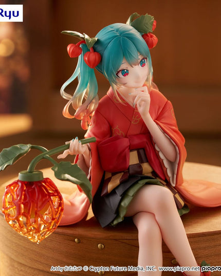 Hatsune Miku - Flower Fairy Winter Cherry Noodle Stopper PVC Statue 15 cm (FURYU)