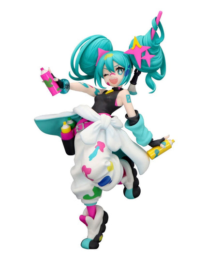 Hatsune Miku - Miku Paint Girl Trio-Try-iT PVC Statue 19 cm (FURYU)