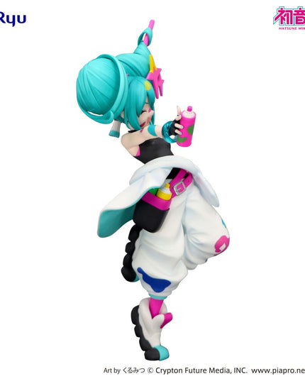Hatsune Miku - Miku Paint Girl Trio-Try-iT PVC Statue 19 cm (FURYU)