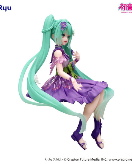 Hatsune Miku - Flower Fairy Cosmos Purple Color Ver. Noodle Stopper PVC Statue 14 cm (FURYU)