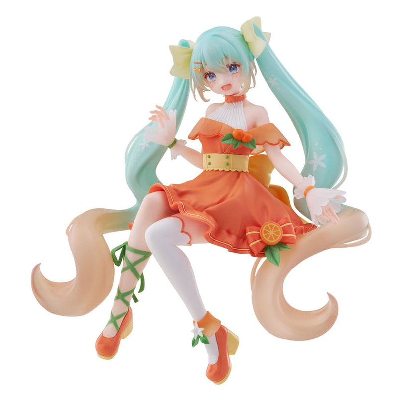 Hatsune Miku - Flower Hatsune Miku Citrus Ver. Noodle Stopper PVC Statue 14 cm (FURYU)