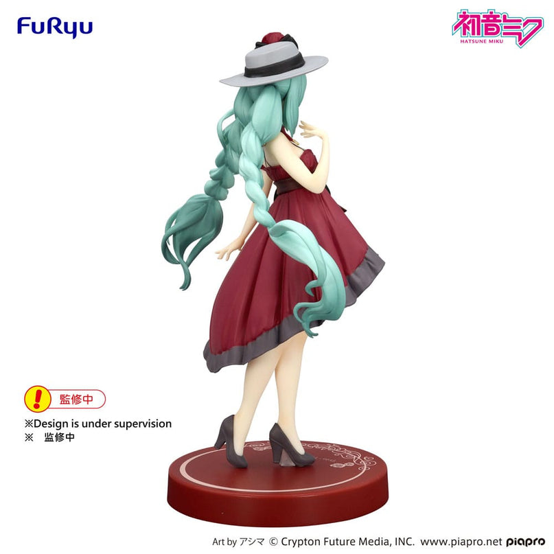 Hatsune Miku - Outing Dress Red Color Ver. Trio-Try-iT PVC Statue 19 cm (FURYU)