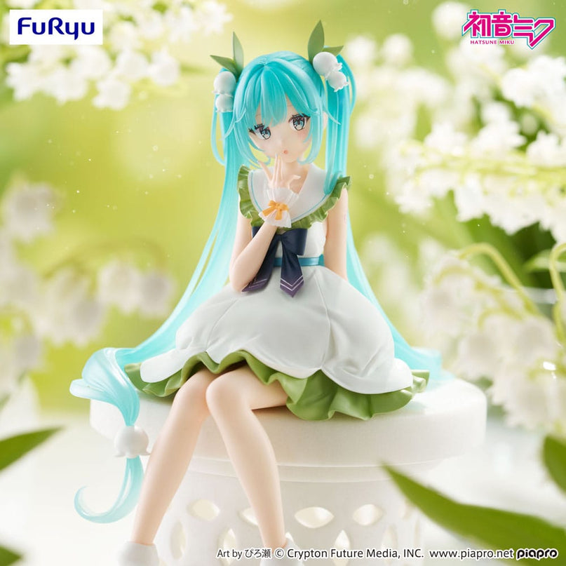 Hatsune Miku - Flower Fairy Lily of the Valley Noodle Stopper PVC Statue 14 cm (FURYU)