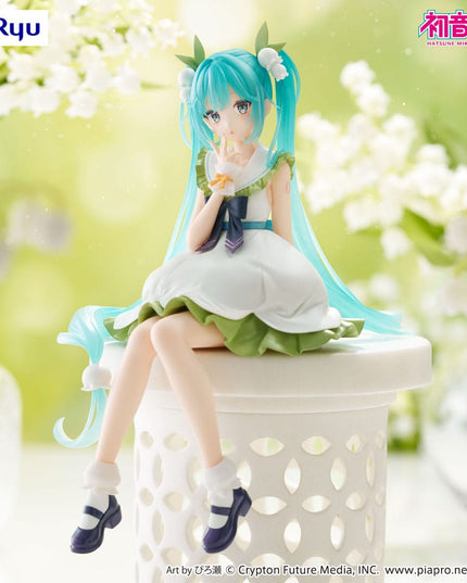 Hatsune Miku - Flower Fairy Lily of the Valley Noodle Stopper PVC Statue 14 cm (FURYU)