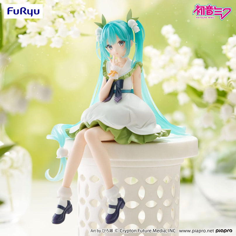 Hatsune Miku - Flower Fairy Lily of the Valley Noodle Stopper PVC Statue 14 cm (FURYU)