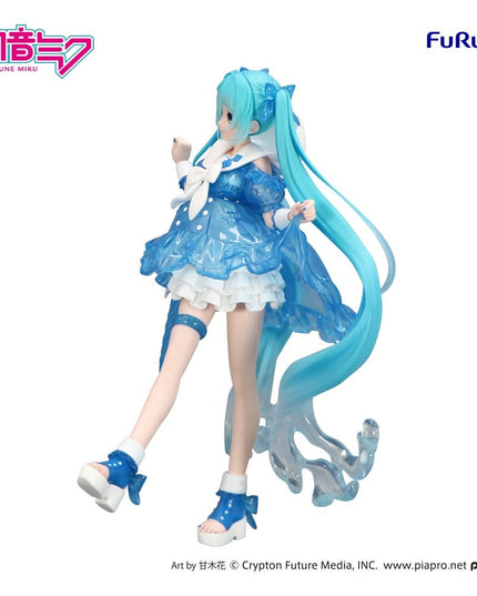 Hatsune Miku - Miku Rainy Dance Trio-Try-iT PVC Statue 19 cm (FURYU)