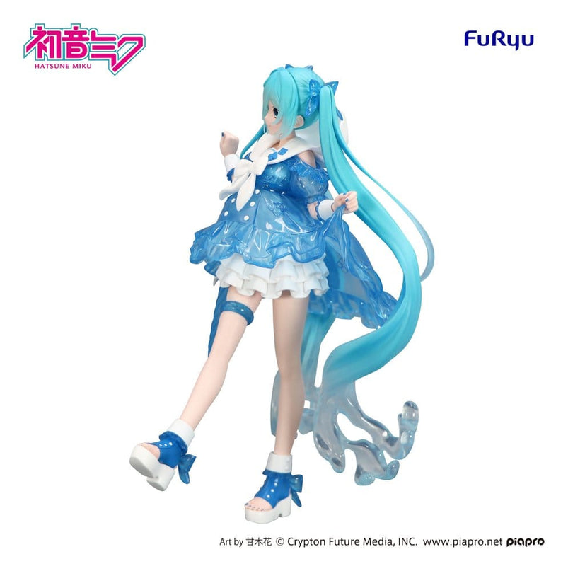 Hatsune Miku - Miku Rainy Dance Trio-Try-iT PVC Statue 19 cm (FURYU)