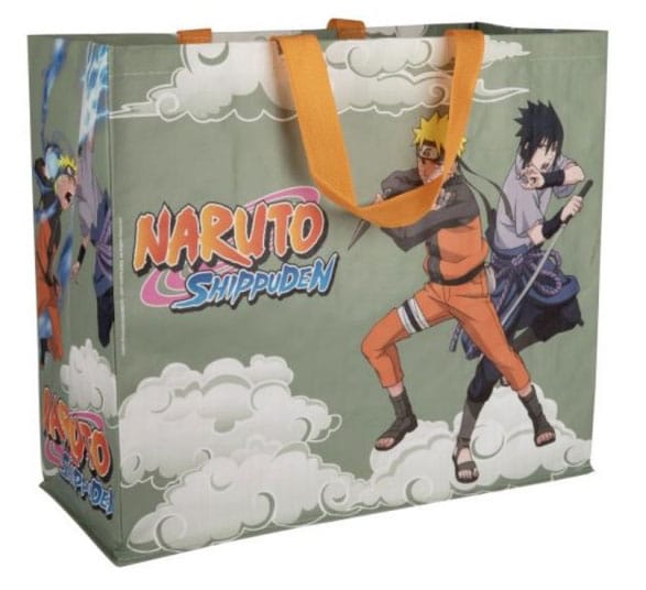 Naruto Shippuden - Sasuke & Naruto Tote Bag Grey (KONIX)