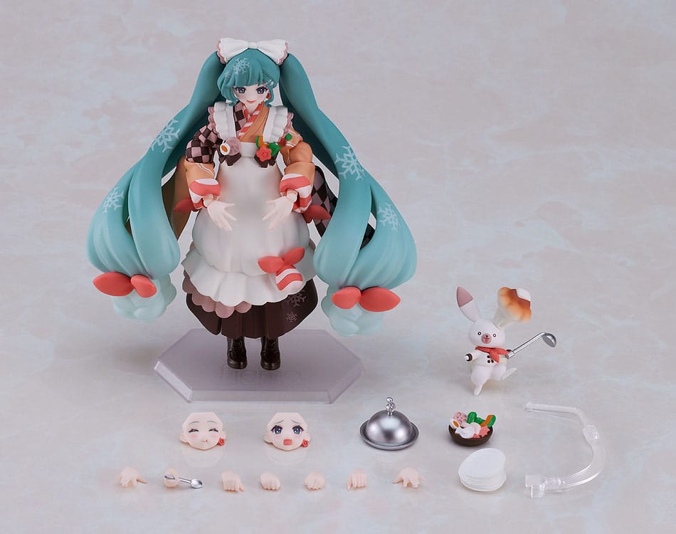 Character Vocal Series 01: Hatsune Miku - Snow Miku: Winter Delicacy Ver. Figma Figure 14 cm (MAX FACTORY) PREORDER NOV