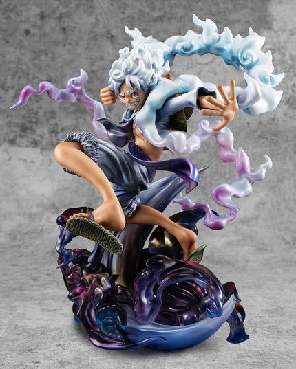 One Piece - Monkey D. Luffy Gear 5 P.O.P PVC Statue 23 cm (MEGAHOUSE)