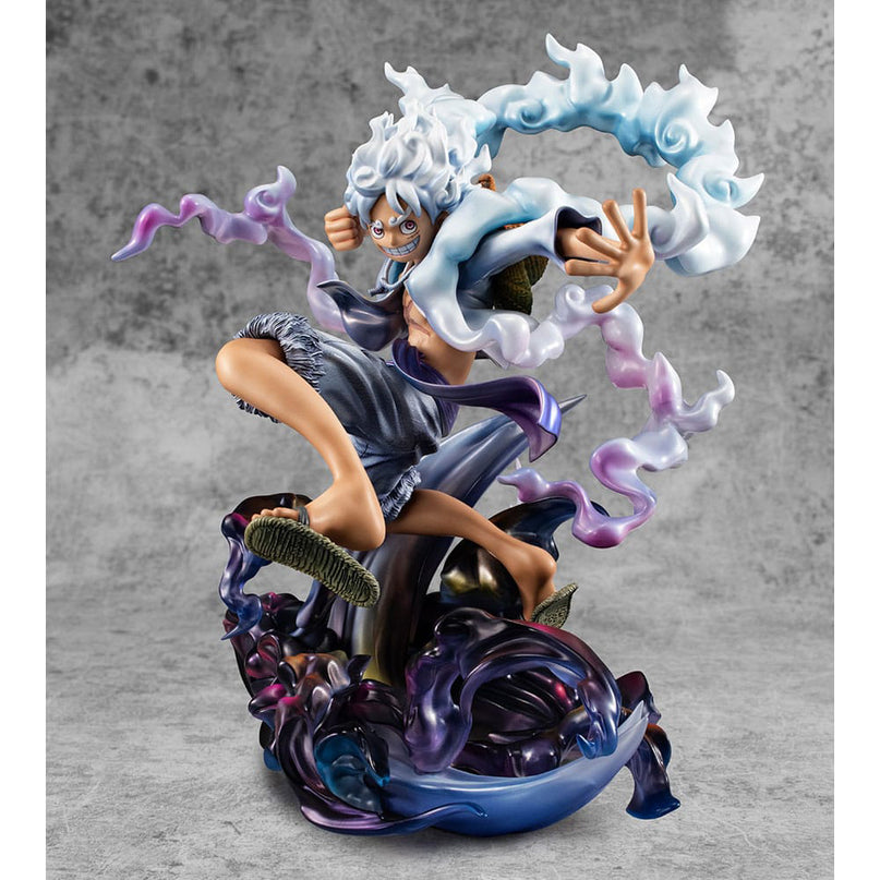 One Piece - Monkey D. Luffy Gear 5 P.O.P PVC Statue 23 cm (MEGAHOUSE)