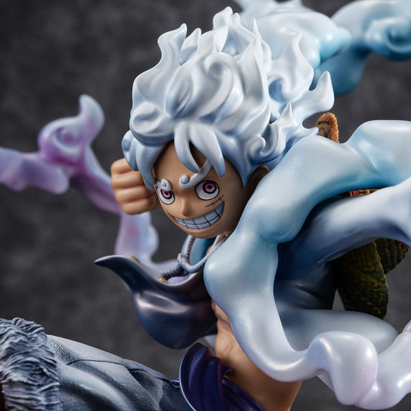 One Piece - Monkey D. Luffy Gear 5 P.O.P PVC Statue 23 cm (MEGAHOUSE)