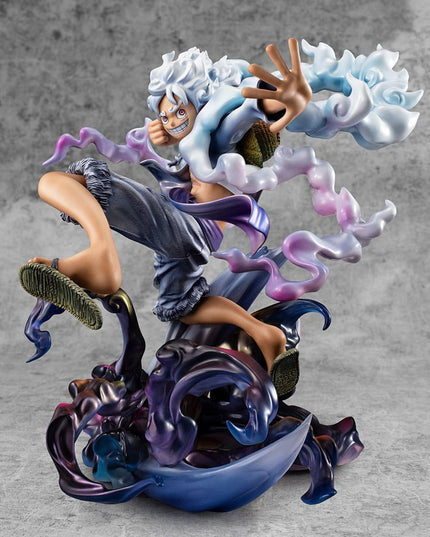 One Piece - Monkey D. Luffy Gear 5 P.O.P PVC Statue 23 cm (MEGAHOUSE)