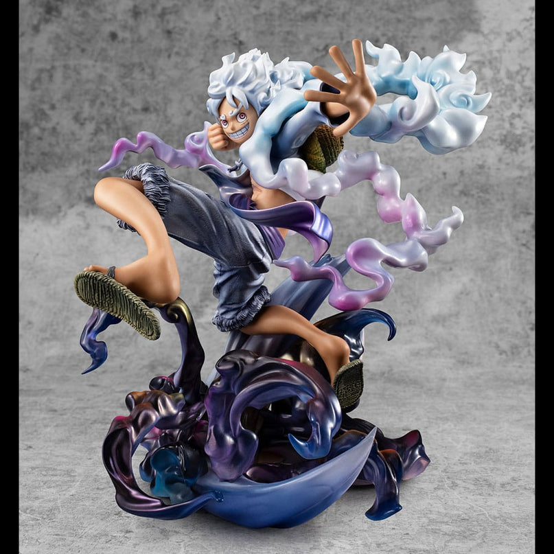 One Piece - Monkey D. Luffy Gear 5 P.O.P PVC Statue 23 cm (MEGAHOUSE)