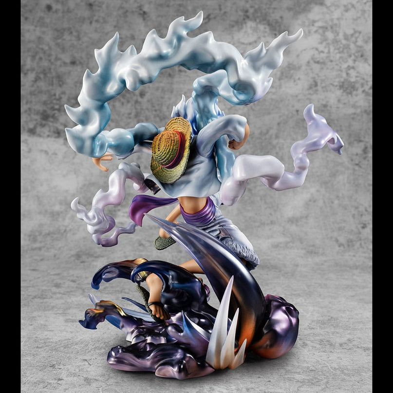 One Piece - Monkey D. Luffy Gear 5 P.O.P PVC Statue 23 cm (MEGAHOUSE)