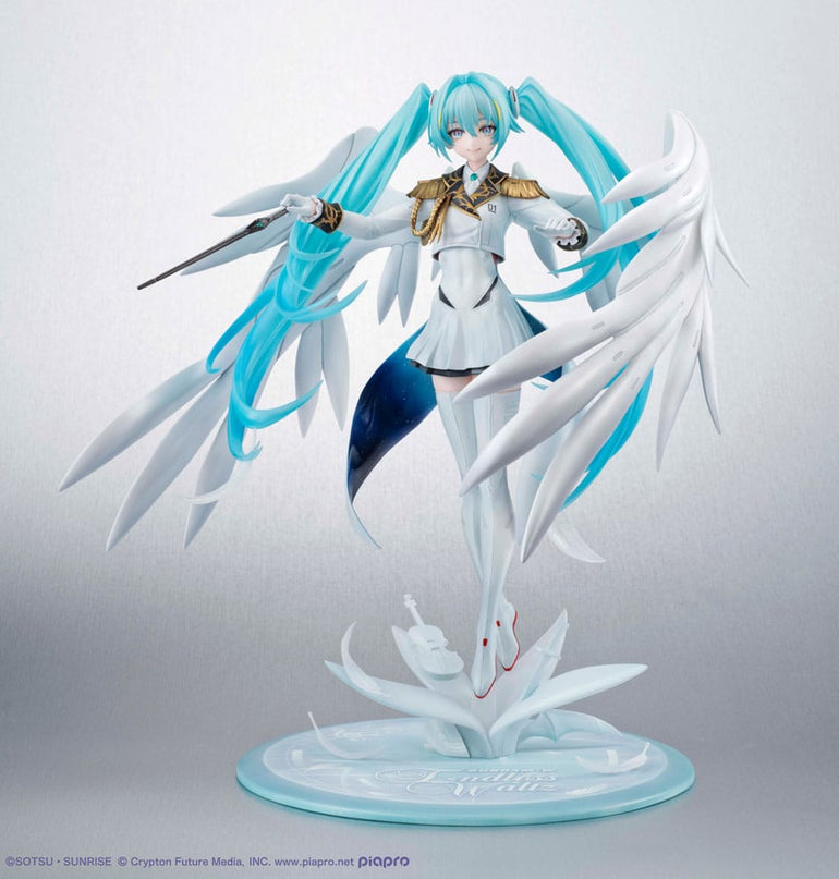 Mobile Suit Gundam x Hatsune Miku Lucrea - Hatsune Miku x Wing Gundam Zero EW 45th Anniversary PVC Statue 27 cm (MEGAHOUSE) PREORDER SEPT 26