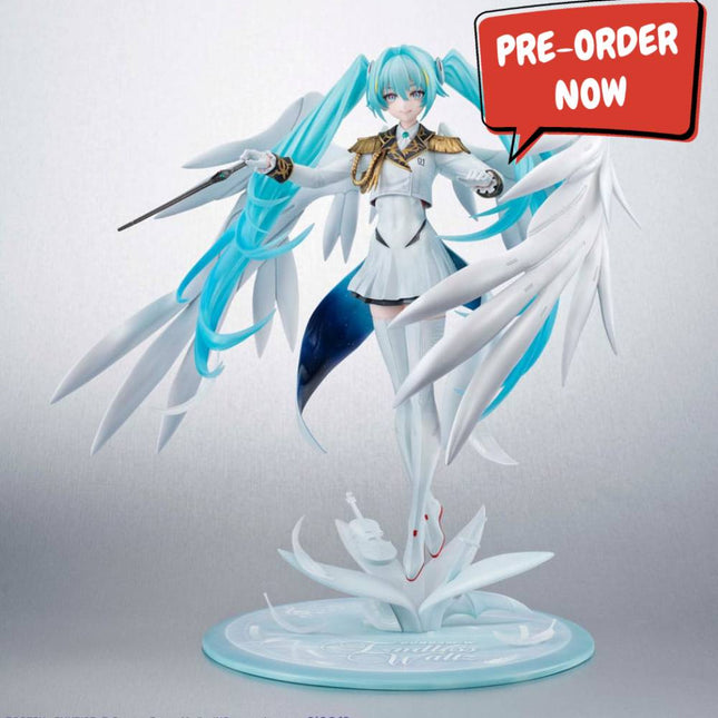 Mobile Suit Gundam x Hatsune Miku Lucrea - Hatsune Miku x Wing Gundam Zero EW 45th Anniversary PVC Statue 27 cm (MEGAHOUSE) PREORDER SEPT 26