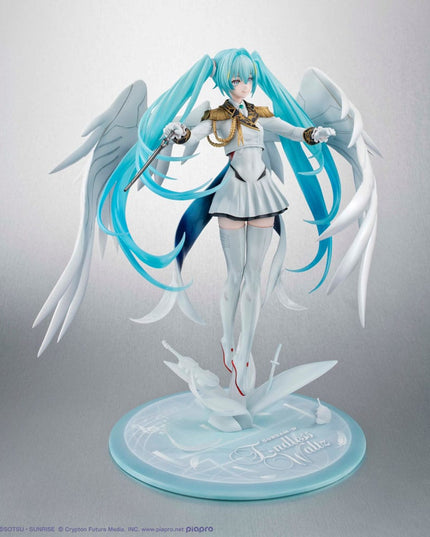 Mobile Suit Gundam x Hatsune Miku Lucrea - Hatsune Miku x Wing Gundam Zero EW 45th Anniversary PVC Statue 27 cm (MEGAHOUSE) PREORDER SEPT 26