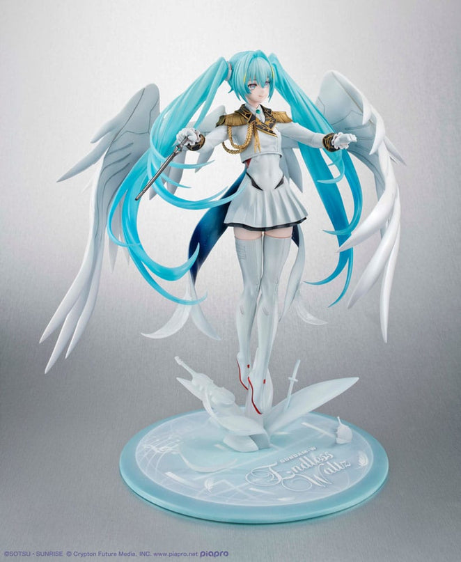 Mobile Suit Gundam x Hatsune Miku Lucrea - Hatsune Miku x Wing Gundam Zero EW 45th Anniversary PVC Statue 27 cm (MEGAHOUSE) PREORDER SEPT 26