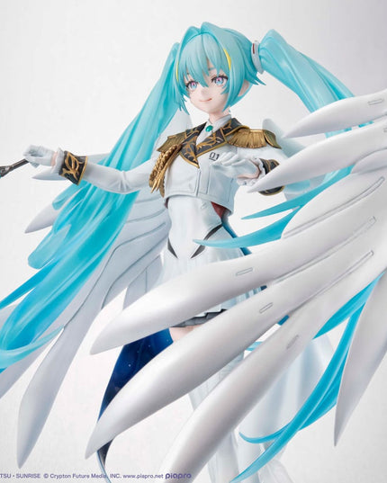Mobile Suit Gundam x Hatsune Miku Lucrea - Hatsune Miku x Wing Gundam Zero EW 45th Anniversary PVC Statue 27 cm (MEGAHOUSE) PREORDER SEPT 26