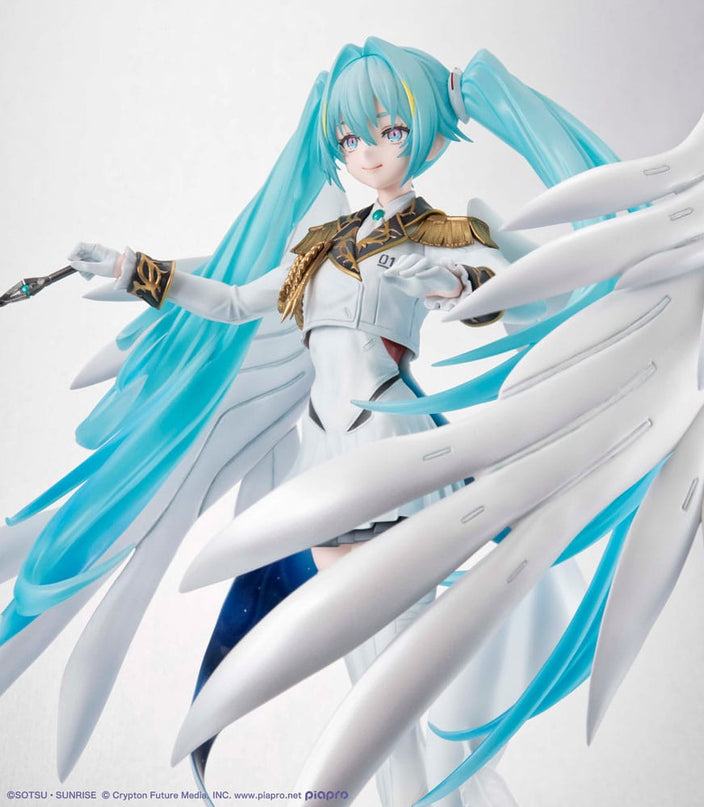 Mobile Suit Gundam x Hatsune Miku Lucrea - Hatsune Miku x Wing Gundam Zero EW 45th Anniversary PVC Statue 27 cm (MEGAHOUSE) PREORDER SEPT 26
