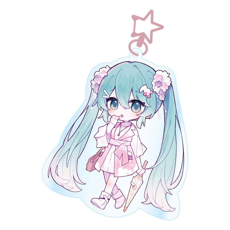 Hatsune Miku - Kawaii Summer Time Acrylic Keychain (POP BUDDIES)