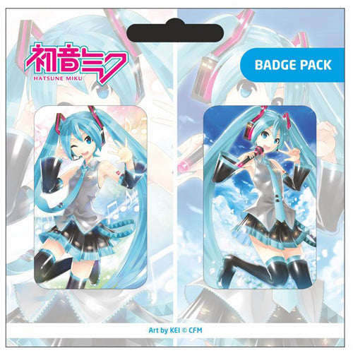Hatsune Miku Pin Badges 2-Pack Set A (POP BUDDIES)