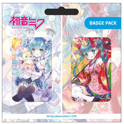 Hatsune Miku Pin Badges 2-Pack Set B (POP BUDDIES)