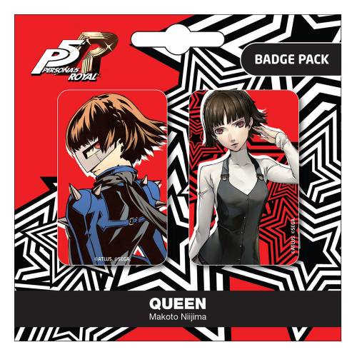 Persona 5 Royal - Queen Pin Badges (2-Pack) Set A (POP BUDDIES)