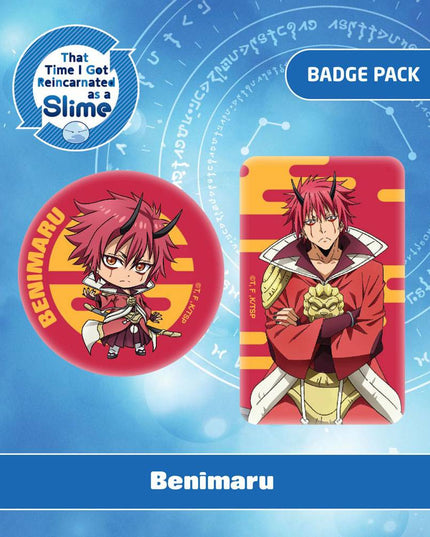 That Time I Got Reincarnated as a Slime - Benimaru Pin Badges 2-Pack (POP BUDDIES)