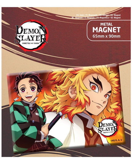 Demon Slayer - Tanjiro & Kyojuro Fridge Magnet (POP BUDDIES)