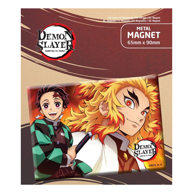 Demon Slayer - Tanjiro & Kyojuro Fridge Magnet (POP BUDDIES)