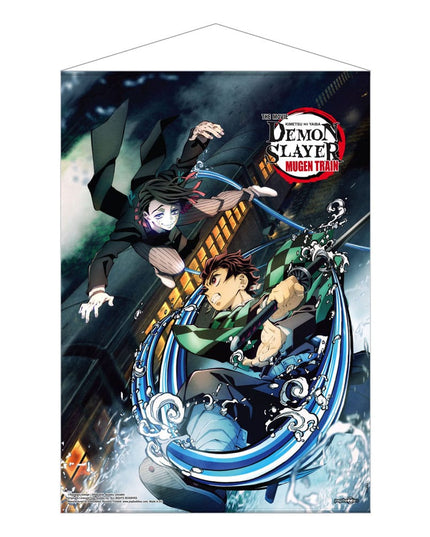 Demon Slayer: Kimetsu no Yaiba - Wallscroll Mugen Train Tanjiro Vs Enmu 50 x 70 cm (POP BUDDIES)