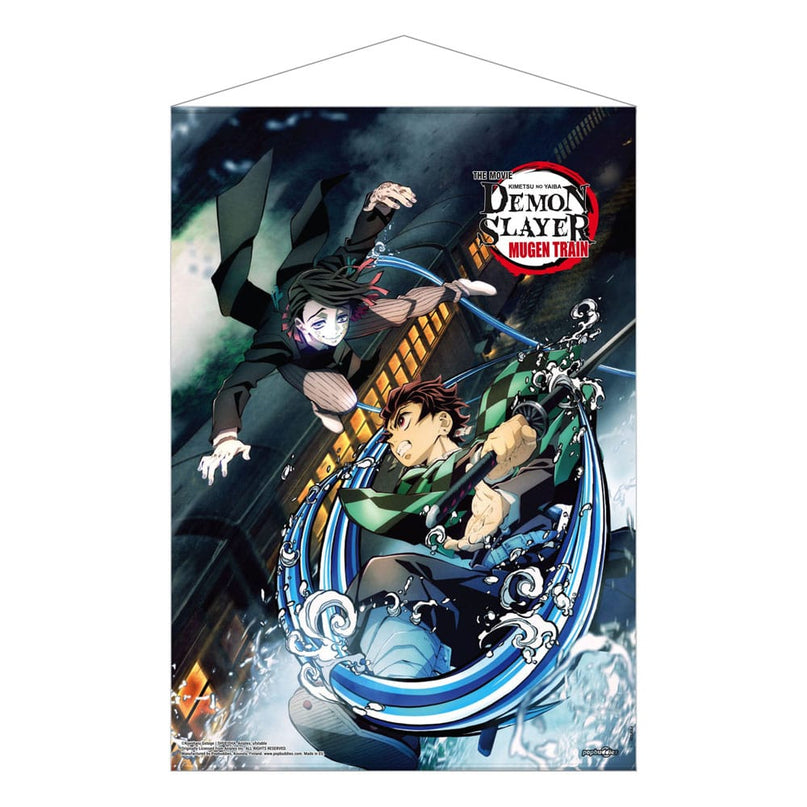 Demon Slayer: Kimetsu no Yaiba - Wallscroll Mugen Train Tanjiro Vs Enmu 50 x 70 cm (POP BUDDIES)