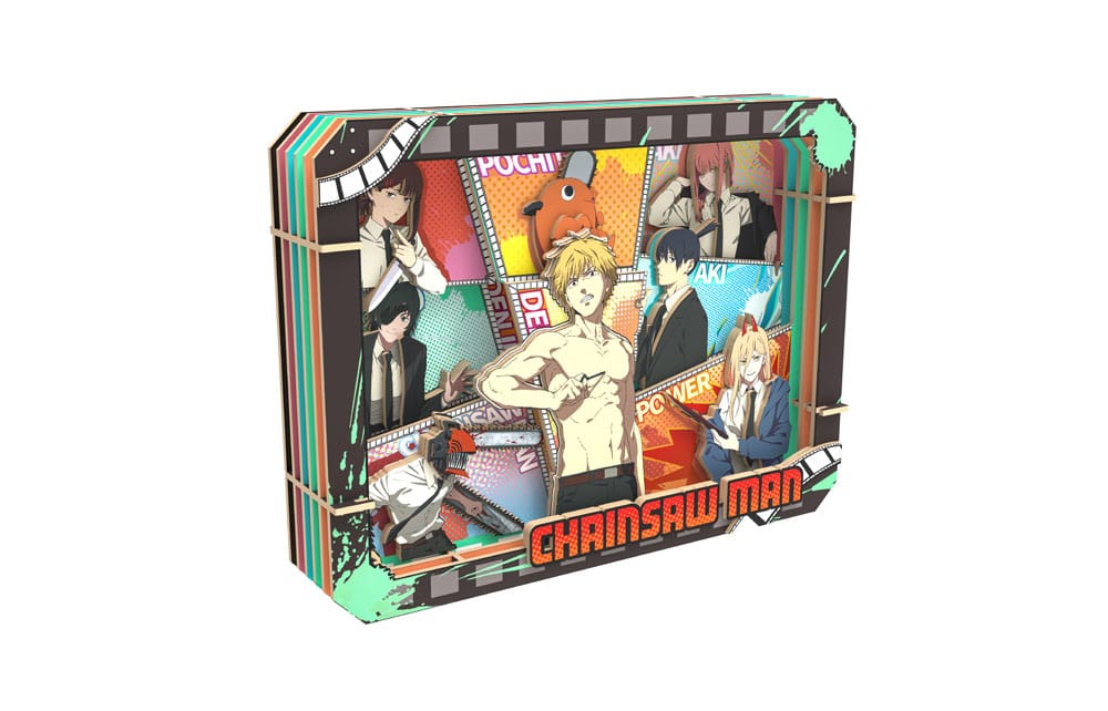 Chainsaw Man - Charaters United Model Kit Wooden Gallery (L) (PUREMIND)