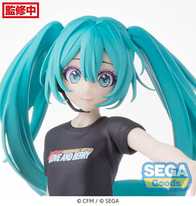 Hatsune Miku x Love and Berry Dress Up and Dance! - Hatsune Miku Berry Costume Ver. Desktop x Decorate Collections PVC Statue 17 cm (SEGA)