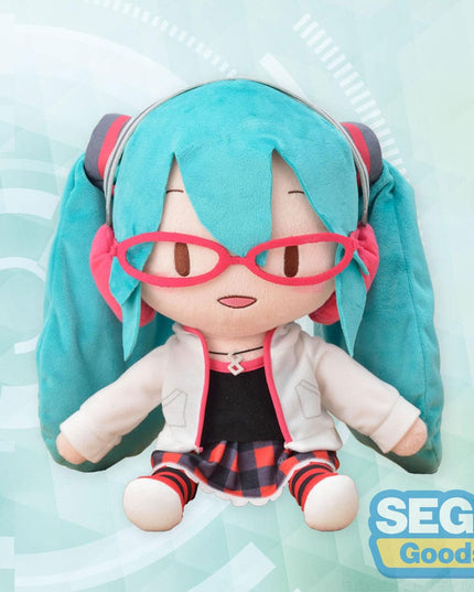 Hatsune Miku Project Diva Arcade Future Tone- Hatsune Miku Natural LL  Fuwa Petit Plush 30 cm (SEGA)