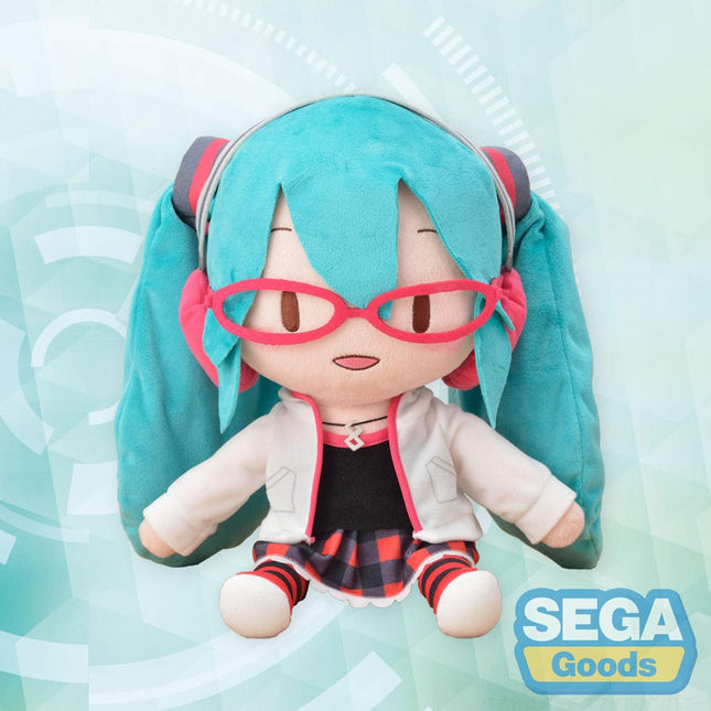Hatsune Miku Project Diva Arcade Future Tone- Hatsune Miku Natural LL  Fuwa Petit Plush 30 cm (SEGA)