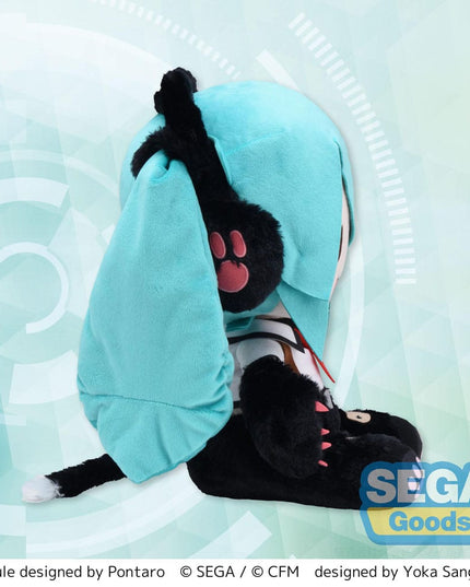 Hatsune Miku Project Diva Arcade Future Tone - Hatsune Miku Kitty Cat LL Fuwa Petit Plush Figure 30 cm (SEGA)