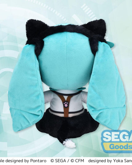 Hatsune Miku Project Diva Arcade Future Tone - Hatsune Miku Kitty Cat LL Fuwa Petit Plush Figure 30 cm (SEGA)