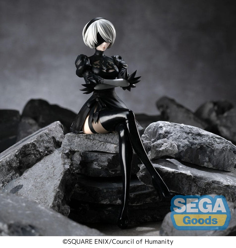 NieR:Automata Ver1.1a - 2B PM Perching PVC Statue 13 cm (SEGA)