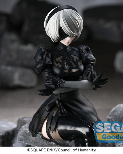 NieR:Automata Ver1.1a - 2B PM Perching PVC Statue 13 cm (SEGA)