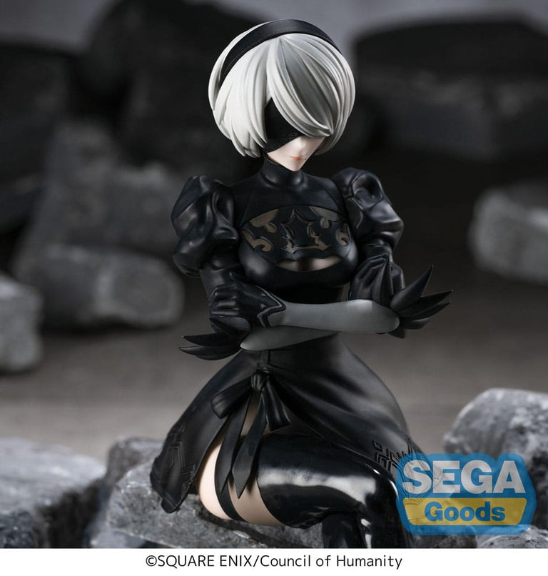 NieR:Automata Ver1.1a - 2B PM Perching PVC Statue 13 cm (SEGA)