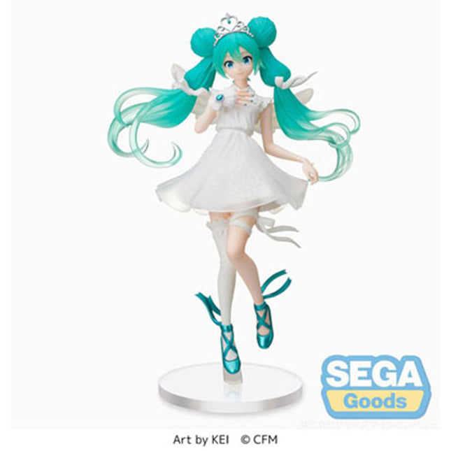 Hatsune Miku - 15th Anniversary KEI Ver. SPM PVC Statue 24 cm (SEGA)